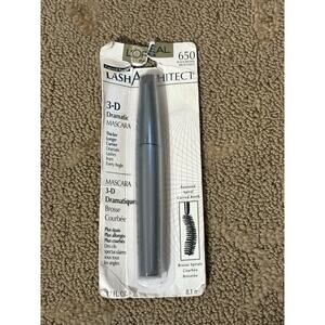 L'OREAL 3-D DRAMATIC THICK EYE LASHES #650 BLACK/BROWN Rare To Find‎